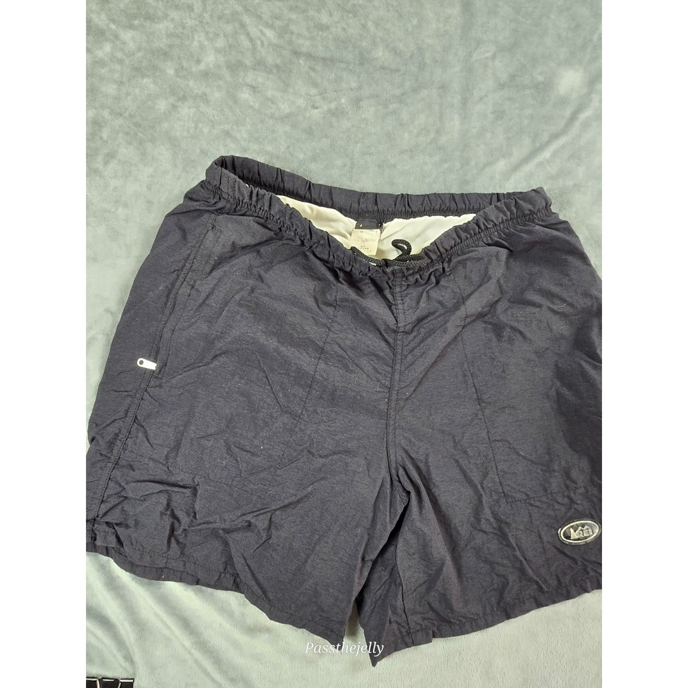 VTG REI Co-op Y2K Shorts Men's Large Canvas Elastic Waist Outdoor Hiking Camping
